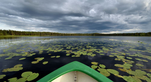 Paadiga järvel